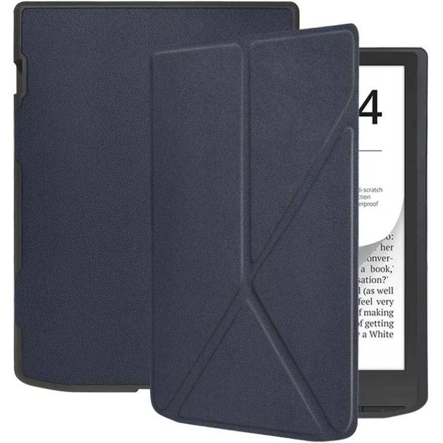 Чохол BECOVER Ultra Slim Origami PocketBook 743G InkPad 4/Color 2/Color 3 Deep Blue (713083)