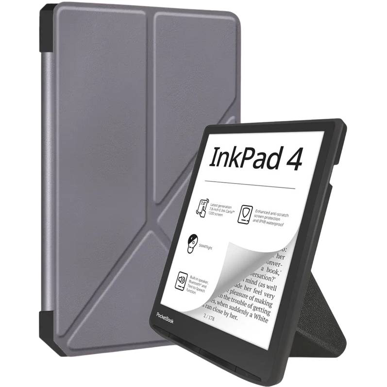 Чохол BECOVER Ultra Slim Origami для PocketBook 743G InkPad 4/Color 2/Color 3 Gray (713087)
