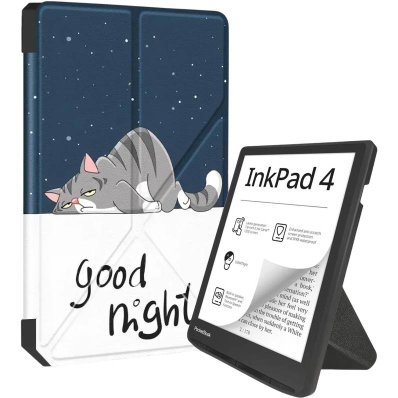 Чохол BECOVER Ultra Slim Origami PocketBook 743G InkPad 4/Color 2/Color 3 Good Night (713088)