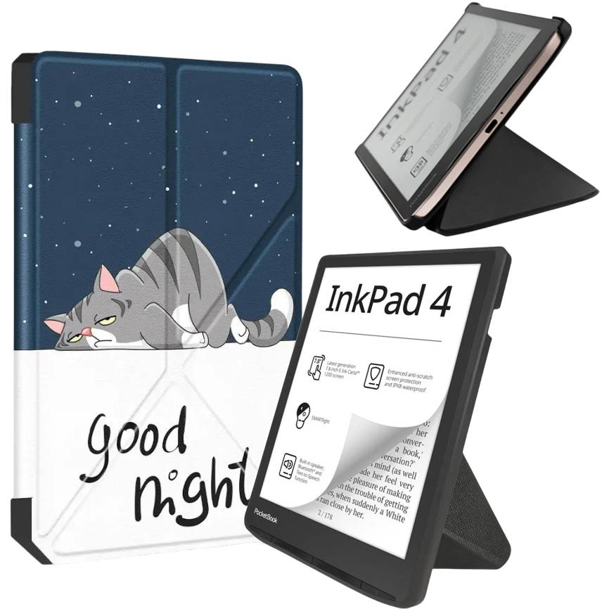 Чохол BECOVER Ultra Slim Origami PocketBook 743G InkPad 4/Color 2/Color 3 Good Night (713088) Сумісність за брендом PocketBook