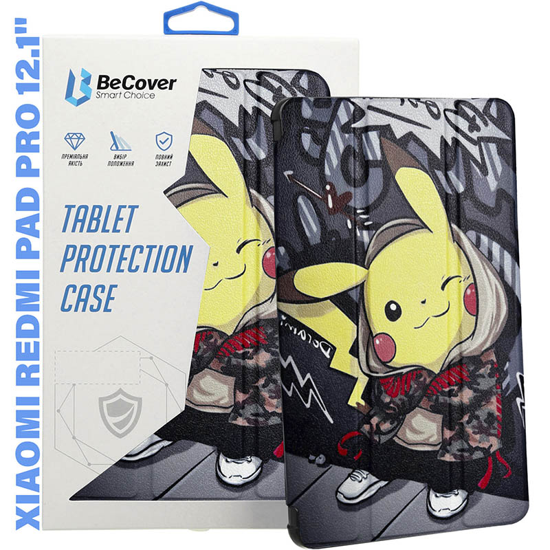 Чехол BECOVER Smart Case для Xiaomi Redmi Pad Pro 12.1'' Pikachu (713009)