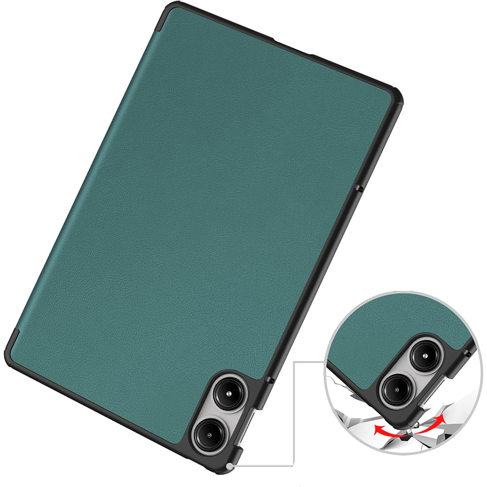 Чехол BECOVER Smart Case для Xiaomi Poco Pad 12.1" Dark Green (711561) Материал искусственная кожа