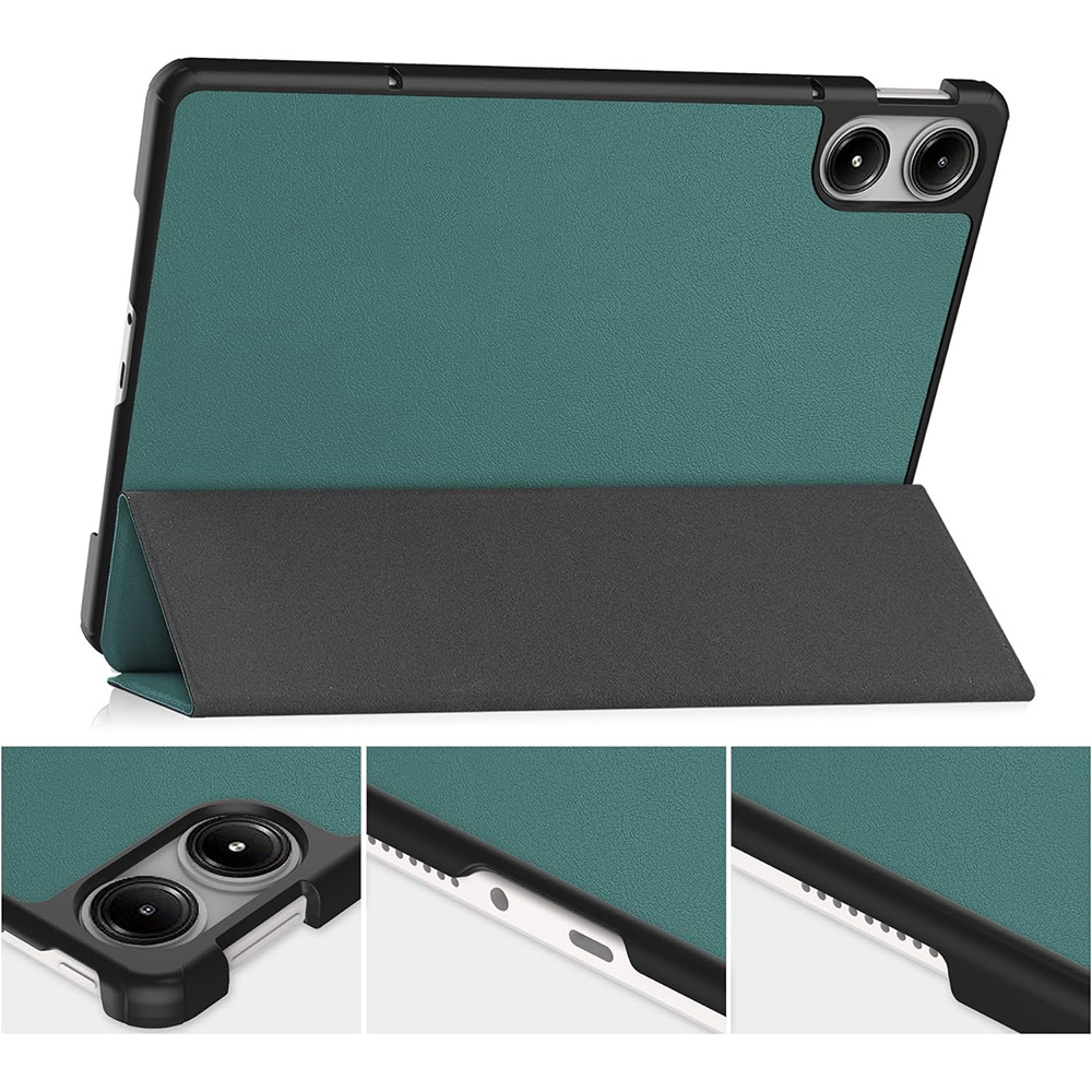 Чехол BECOVER Smart Case для Xiaomi Poco Pad 12.1" Dark Green (711561) Материал полиуретан