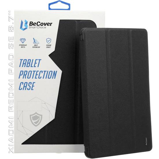 Внешний вид Чехол BECOVER Smart Case для Xiaomi Redmi Pad SE 8.7" Black (711904)