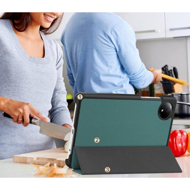 Чохол BECOVER Smart Case для Xiaomi Redmi Pad SE 8.7" Dark Green (711906) Матеріал штучна шкіра