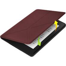 Чохол BECOVER Ultra Slim Origami для Amazon Kindle Paperwhite 12th Gen 2024 7" Red Wine (712842)