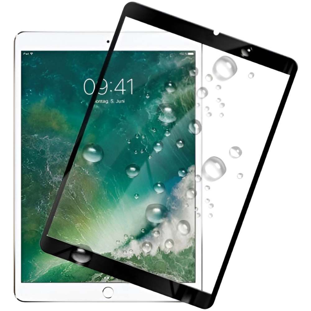Захисне скло BECOVER 10D для Apple iPad Mini 7 2024 Black (712272) Розміри 195.4 x 134.8 x 6.3