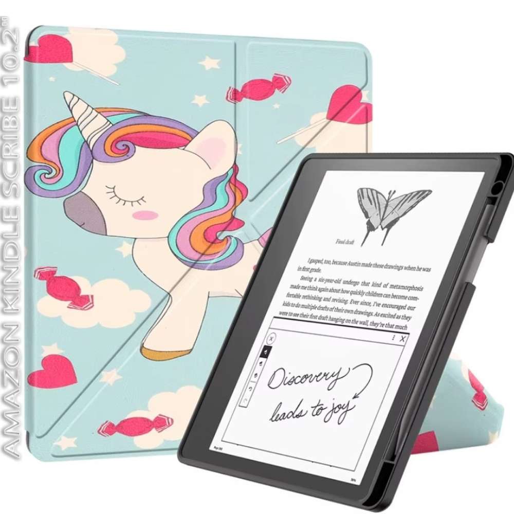 Чохол BECOVER Ultra Slim Origami для Amazon Kindle Scribe 10.2" Unicorn (712583) Матеріал пластик