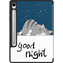 Чехол BECOVER Flexible TPU Mate для Samsung Galaxy Tab S9/S9 FE 11.0" Good Night (712535)