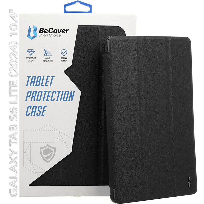Зовнішній вигляд Чохол BECOVER Flexible TPU Mate для Samsung Galaxy Tab S6 Lite (2024) 10.4" Black (712512)