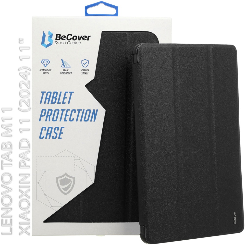 Зовнішній вигляд Чохол BECOVER Soft Edge для Lenovo Tab M11 2024/Xiaoxin Pad 11 2024 11" Black (712538)