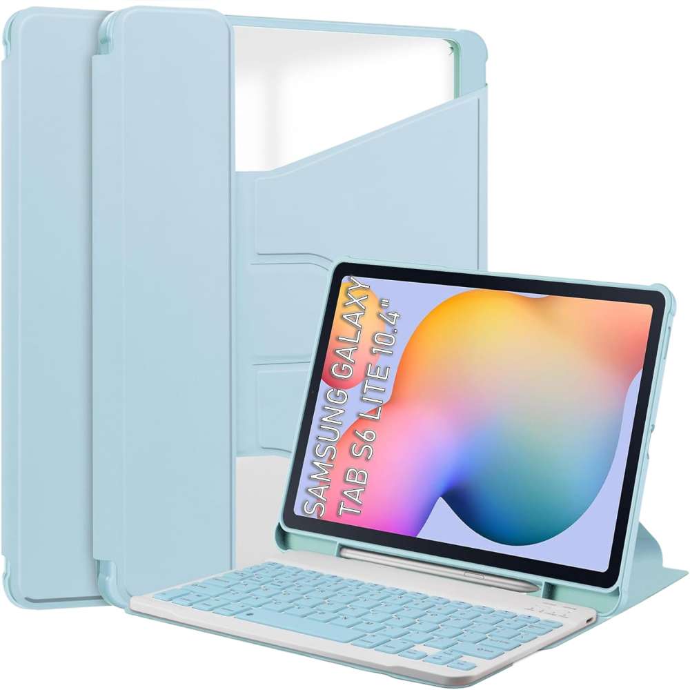Чохол BECOVER 360° Rotatable до Samsung Galaxy Tab S6 Lite 10.4 P610/P613/P619 Light Blue (712407)