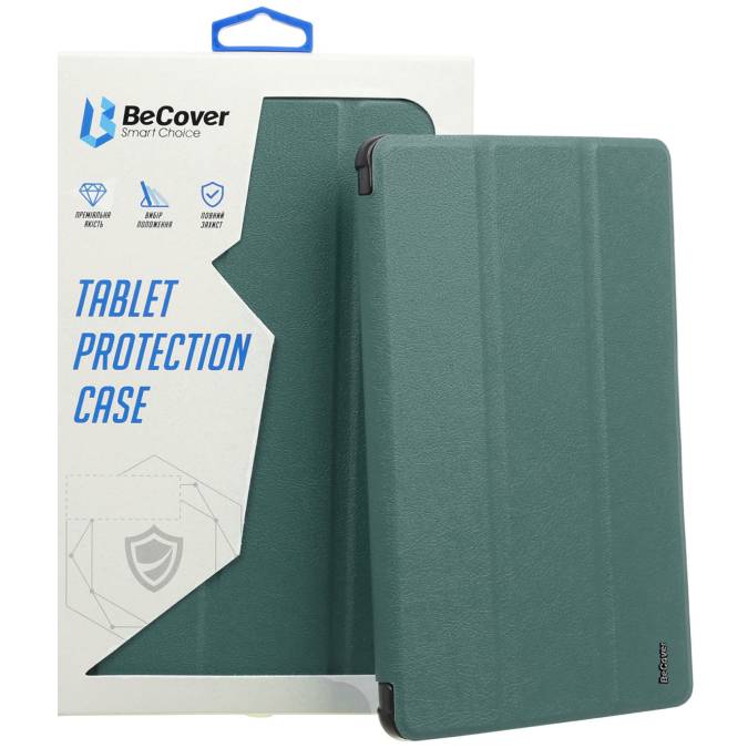 Чохол BECOVER Soft Edge TPU для Xiaomi Redmi Pad SE 8.7" Dark Green (712566) Матеріал поліуретан