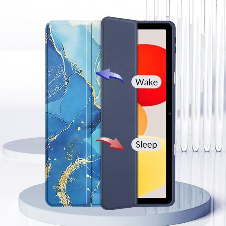 Чохол BECOVER Soft Edge TPU для Xiaomi Redmi Pad SE 8.7" Blue Marble (712572) Особливості блокування / пробудження
