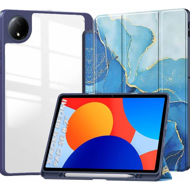 Чохол BECOVER Soft Edge TPU для Xiaomi Redmi Pad SE 8.7" Blue Marble (712572)