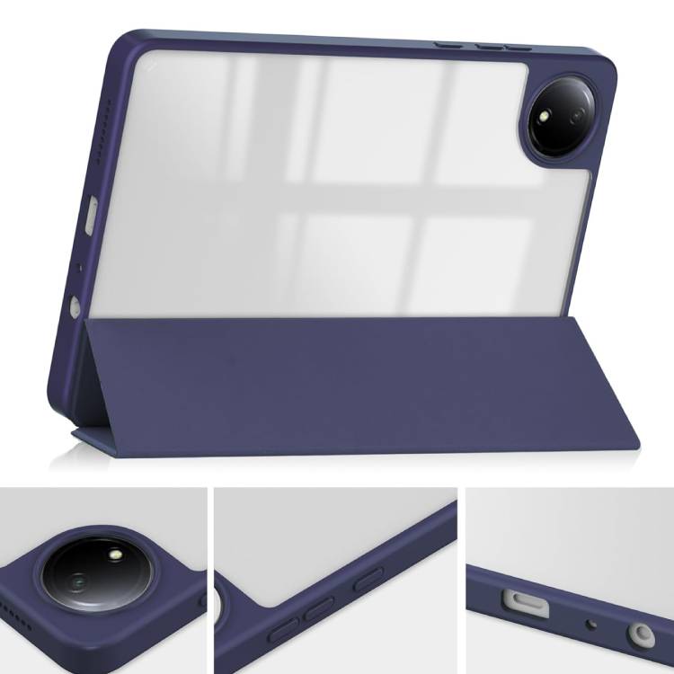 Зовнішній вигляд Чохол BECOVER Soft Edge TPU для Xiaomi Redmi Pad SE 8.7" Blue Marble (712572)