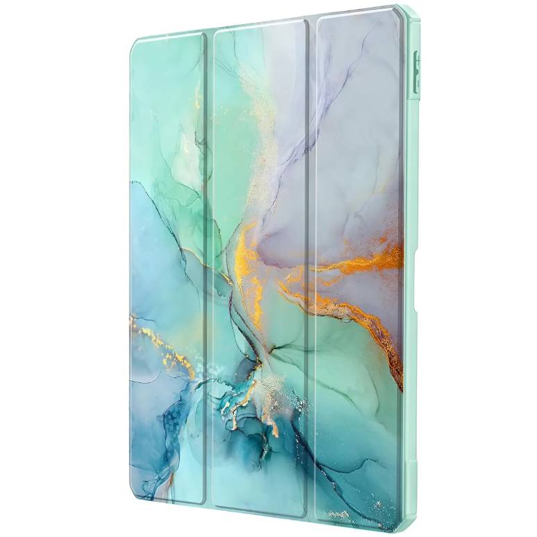 Чохол BECOVER Soft Edge TPU для Xiaomi Redmi Pad SE 8.7" Green Marble (712574) Матеріал поліуретан