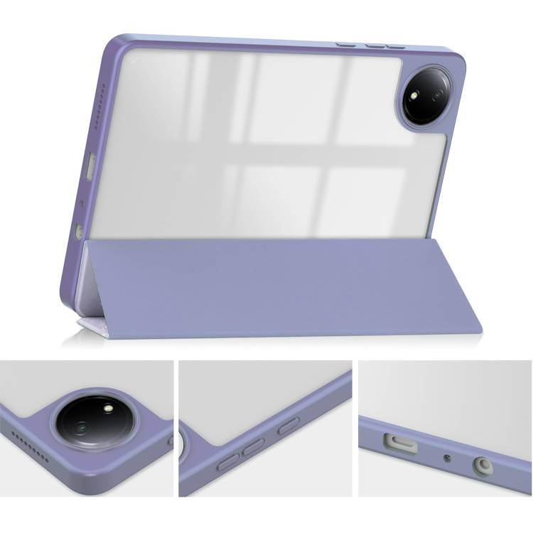 Внешний вид Чехол BECOVER Soft Edge TPU для Xiaomi Redmi Pad SE 8.7" Purple Marble (712577)