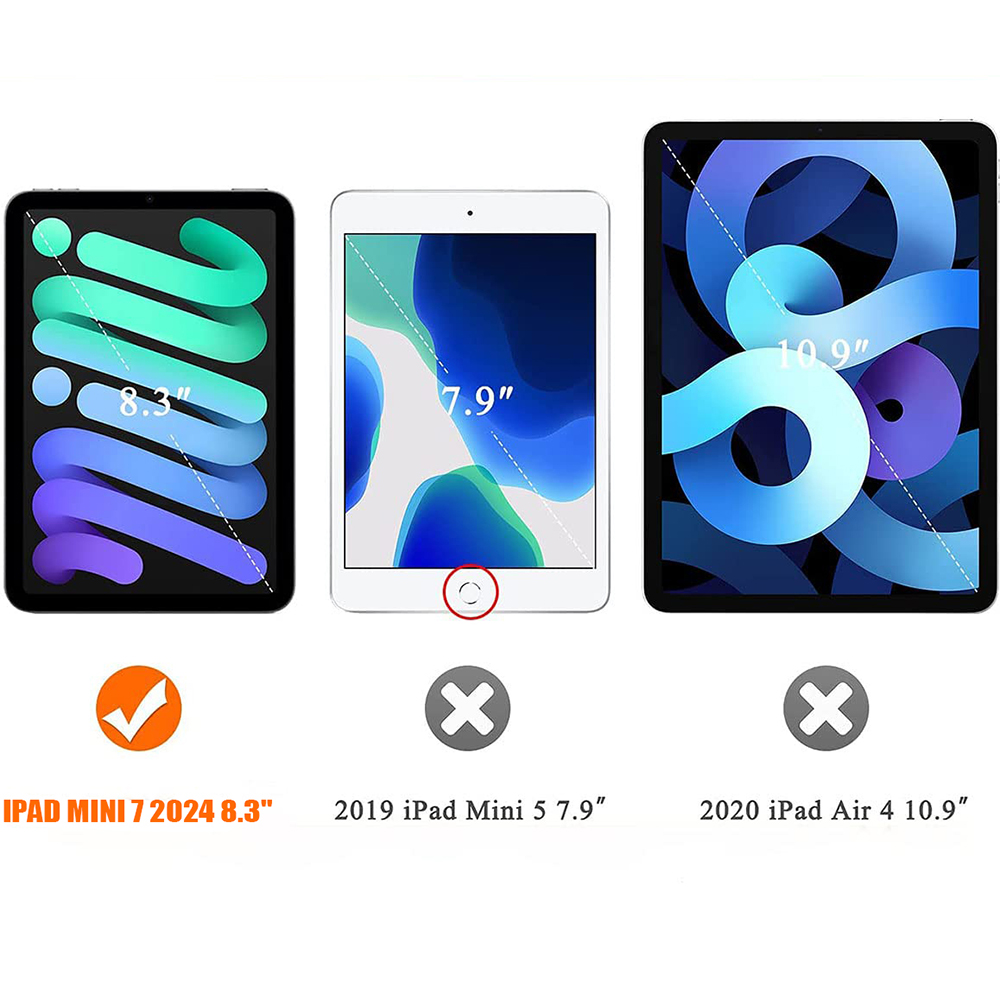 Внешний вид Чехол BECOVER для Apple iPad Mini 7 2024 Light Blue (712431)