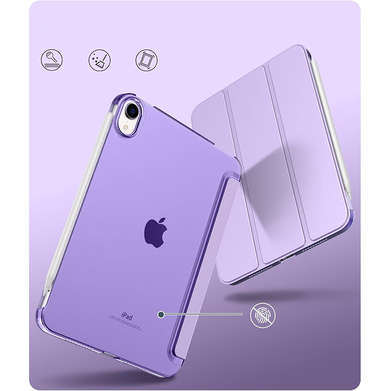 Чохол BECOVER Tri Fold Hard для Apple iPad Mini 7 2024 Purple (712455) Сумісність за брендом Apple