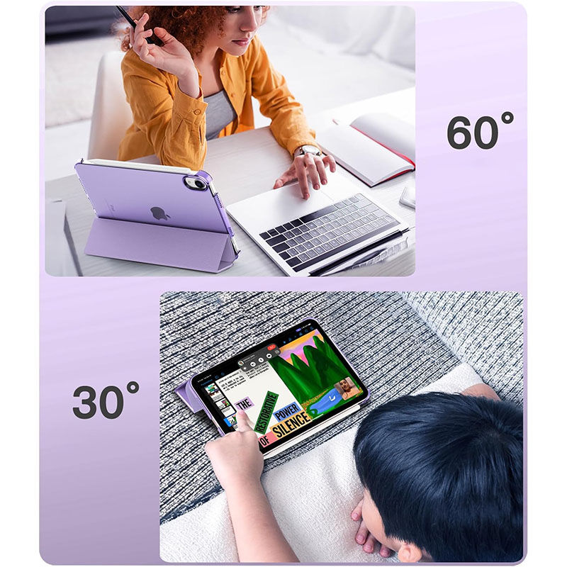 Замовити Чохол BECOVER Tri Fold Hard для Apple iPad Mini 7 2024 Purple (712455)