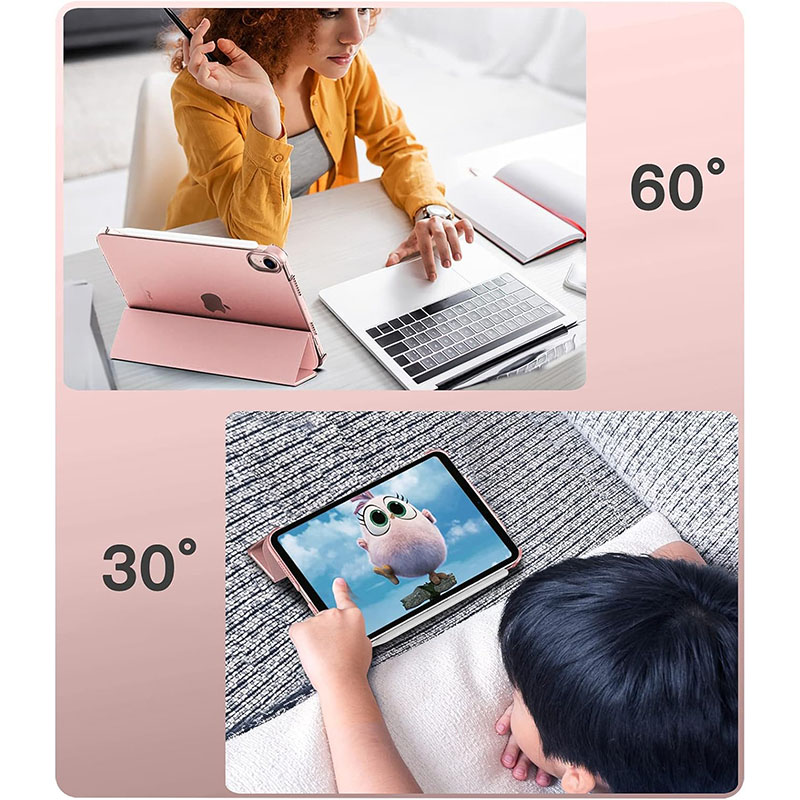 Фото Чохол BECOVER Tri Fold Hard для Apple iPad Mini 7 2024 Rose Gold (712456)