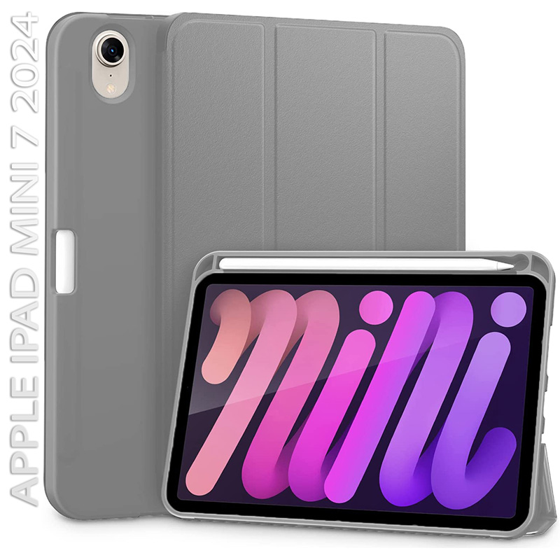 Чохол BECOVER Direct Charge Pen Apple Pencil для Apple iPad Mini 7 2024 Gray (712461) Сумісність за брендом Apple