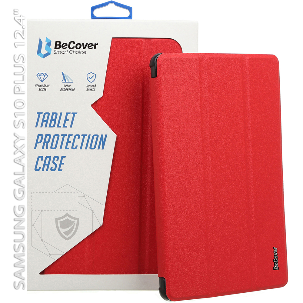 Внешний вид Чехол BECOVER Smart Case для Samsung Galaxy Tab S10 Plus 12.4" Red (712238)