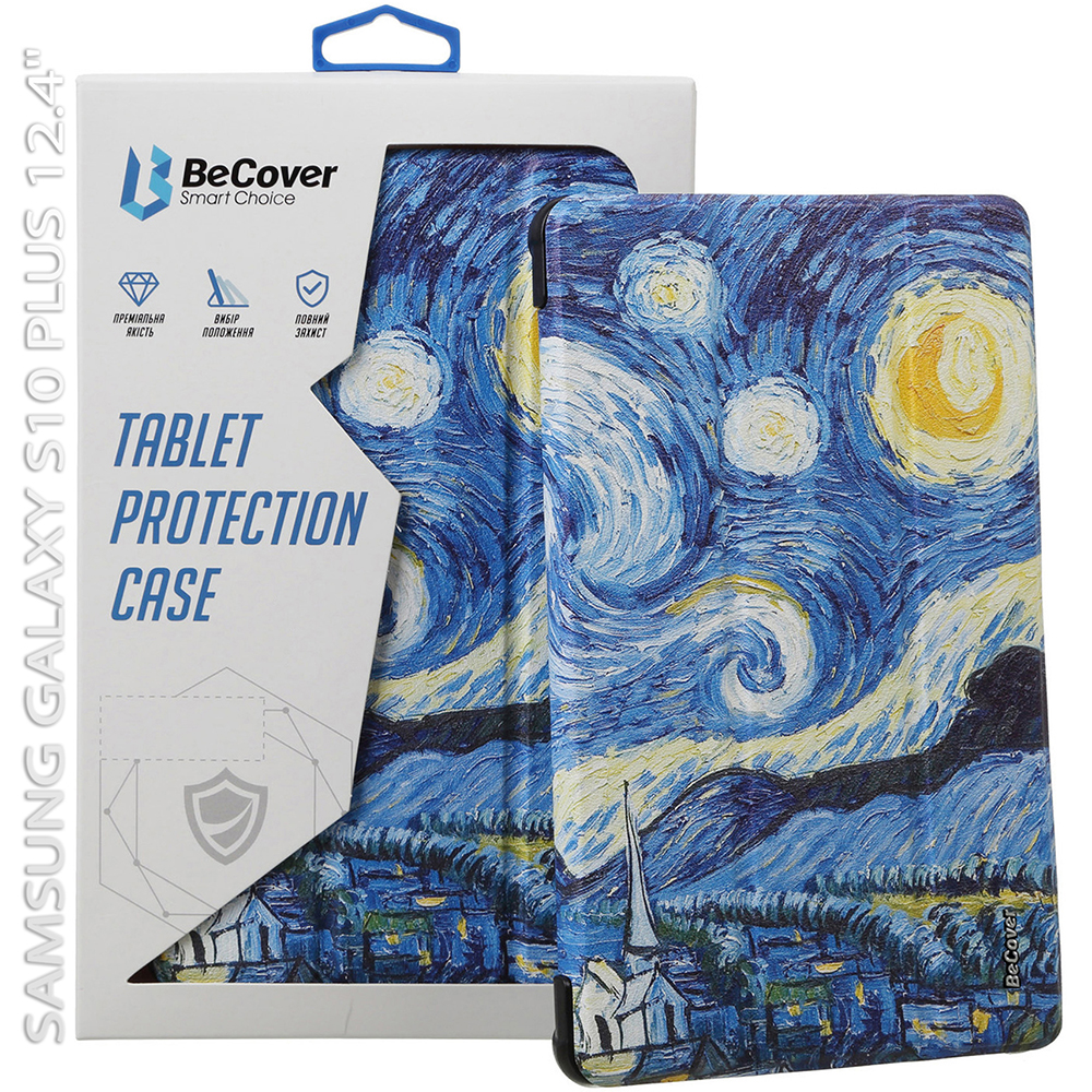 Чохол BECOVER Smart Case Samsung Galaxy Tab S10 Plus 12.4" Night (712245) Матеріал поліуретан
