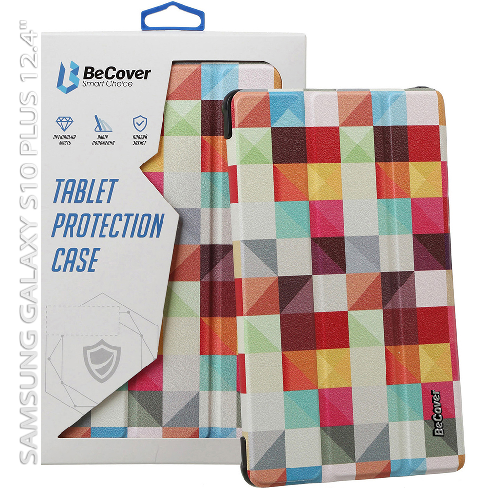 Внешний вид Чехол BECOVER Smart Case для Samsung Galaxy Tab S10 Plus 12.4" Square (712247)