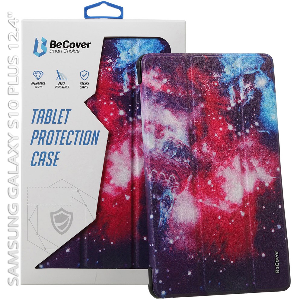 Зовнішній вигляд Чохол BECOVER Smart Case Samsung Galaxy Tab S10 Plus 12.4" Space (712248)