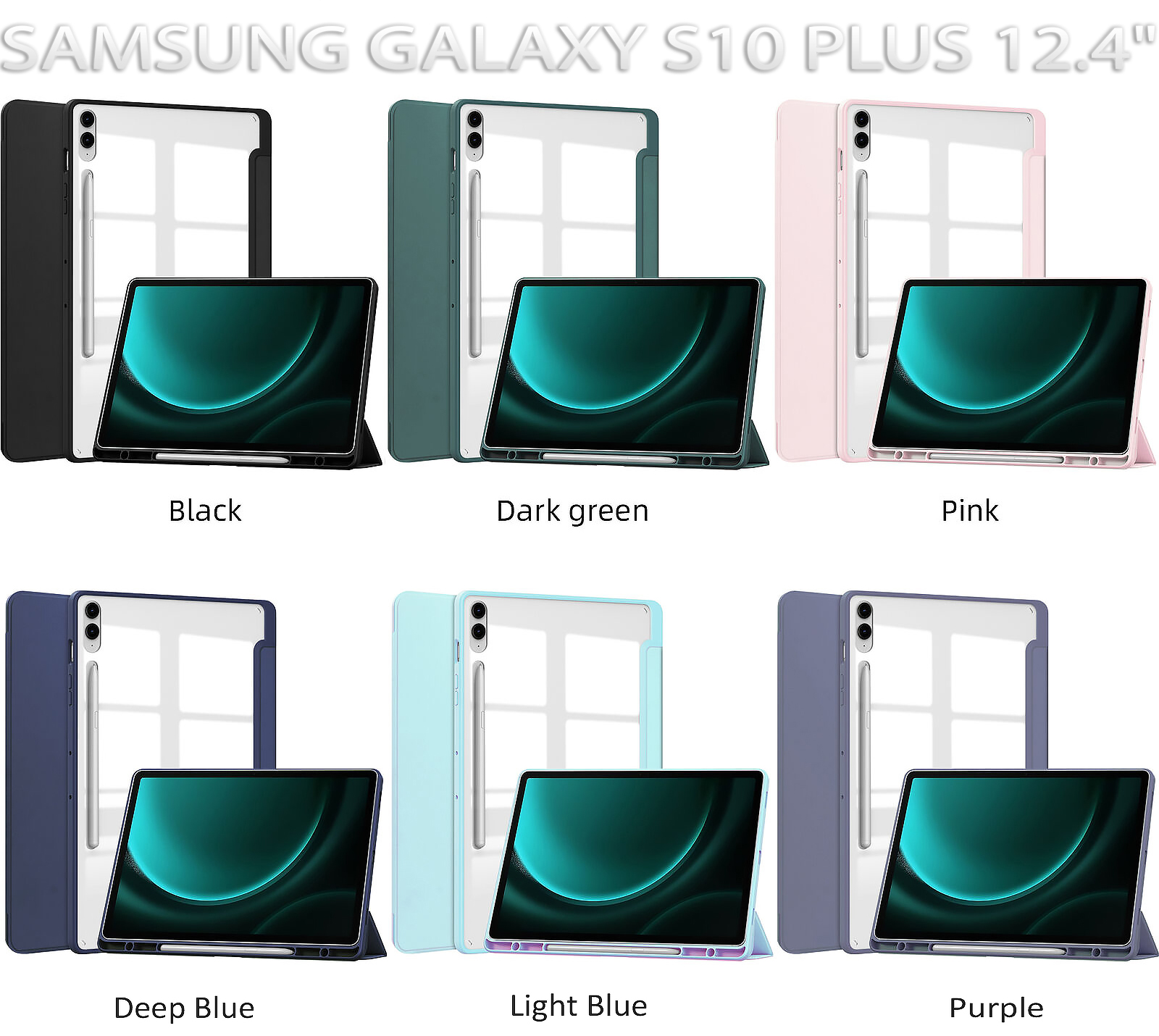 Фото Чехол BECOVER Soft Edge для Samsung Galaxy Tab S10 Plus 12.4" Black (712252)