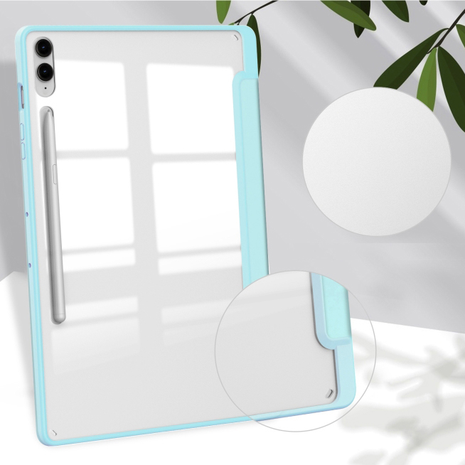 Чехол BECOVER Soft Edge для Samsung Galaxy Tab S10 Plus 12.4" Light Blue (712255) Материал искусственная кожа