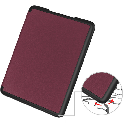 Внешний вид Чехол ARMORSTANDART для Amazon Kindle Paperwhite 12th Gen 2024/Kindle Colorsoft Wine Red (ARM81964)