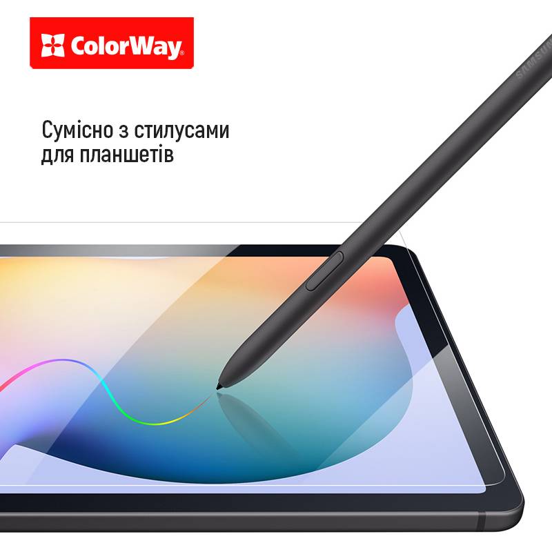 Фото Захисне скло COLORWAY 9H до Samsung Galaxy Tab S10 FE (CW-GTSGTX520)