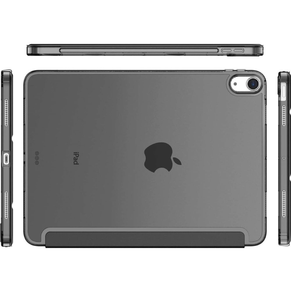 Чохол BECOVER Tri Fold Hard для Apple iPad Air 4 10.9" 2020/2021 Black (706860) Матеріал штучна шкіра