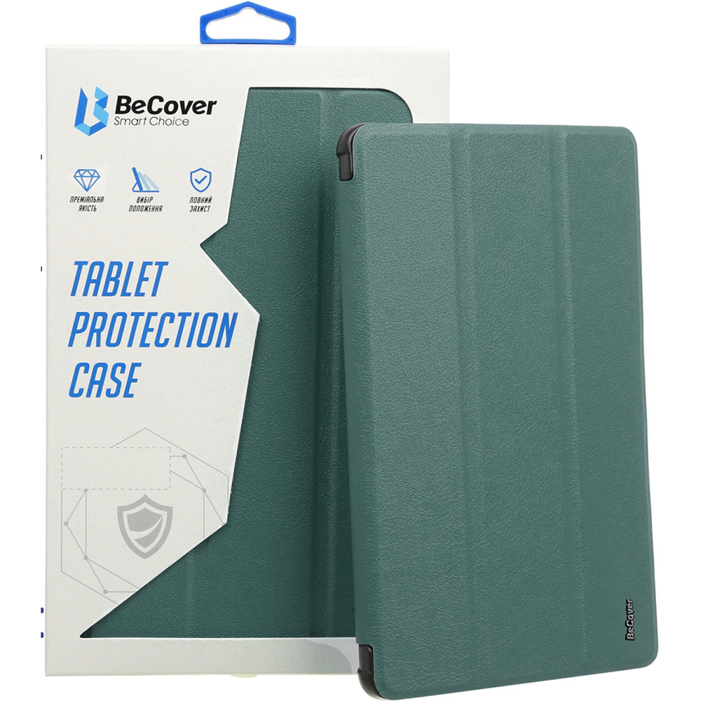 Зовнішній вигляд Чохол BECOVER Tri Fold Hard для Apple iPad 10.2 2019/2020/2021 Dark Green (709656)