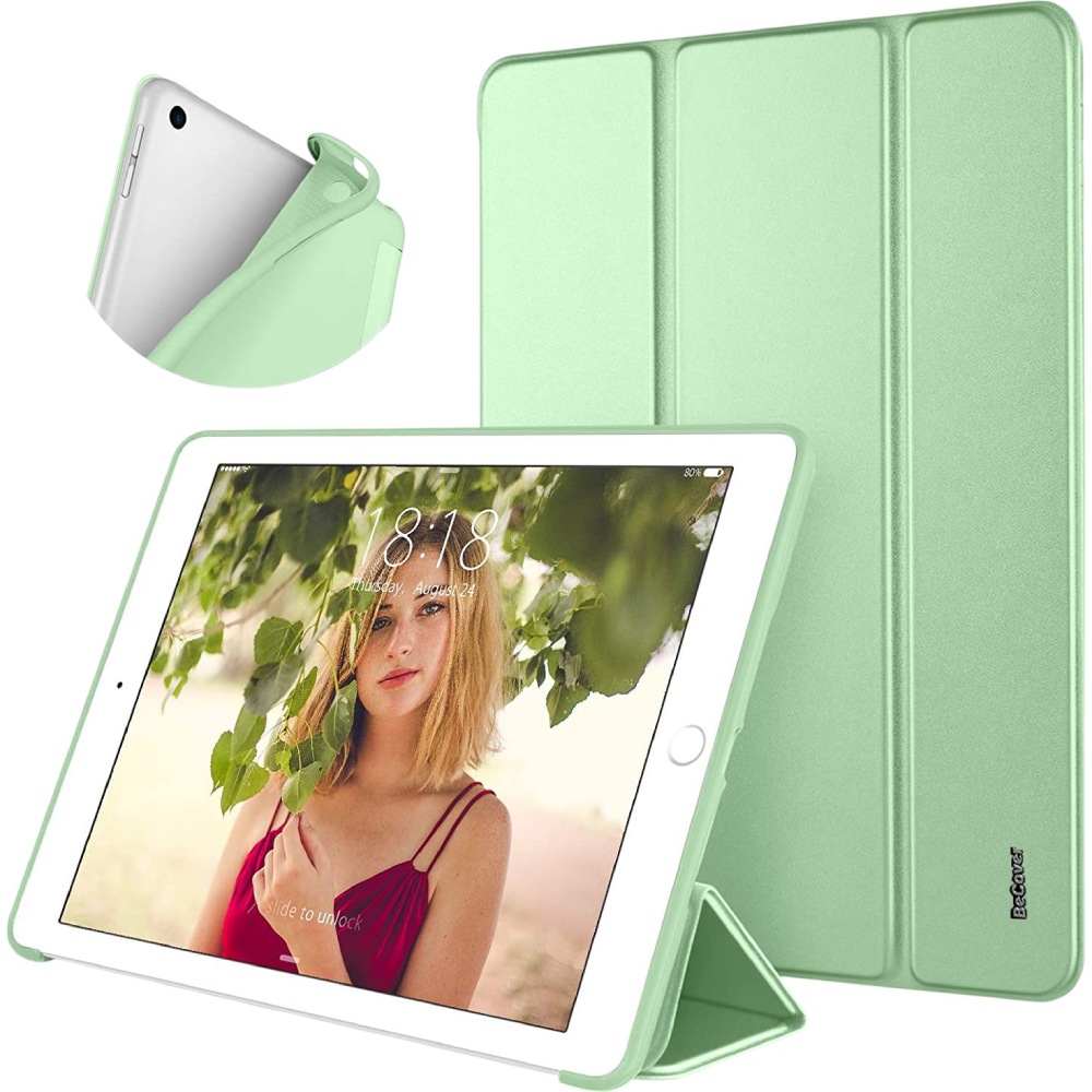 Чохол BECOVER Tri Fold Soft для Apple iPad 9.7" 2017/2018 Green (706878) Сумісність за брендом Apple