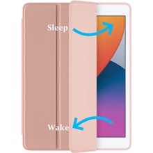 Чехол BECOVER Tri Fold Soft для Apple iPad 10.2" 2019/2020/2021 Rose Gold (706886)