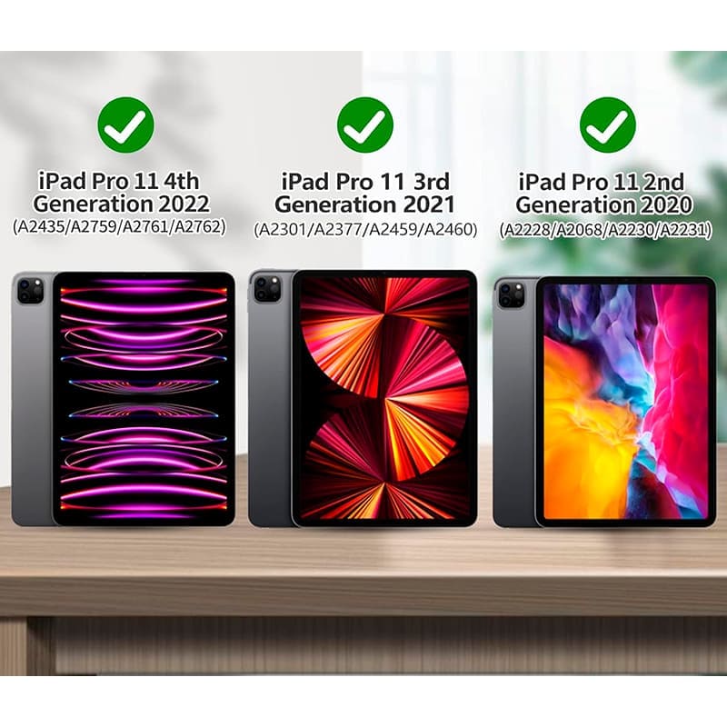 Фото Чохол BECOVER Tri Fold Soft TPU для Apple iPad Pro 11 Purple (711114)