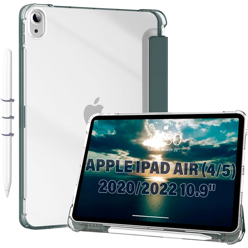 Чохол BECOVER Soft Edge для Apple iPad Air (4/5) 2020/2022 10.9 Dark Green (711120) Чохол BECOVER Soft Edge для Apple iPad Air (4/5) 2020/2022 10.9 Dark Green (711120)