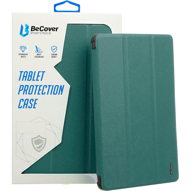 Чохол BECOVER Tri Fold Soft TPU Silicone для Apple iPad 9.7 2017/2018 Dark Green (711129)