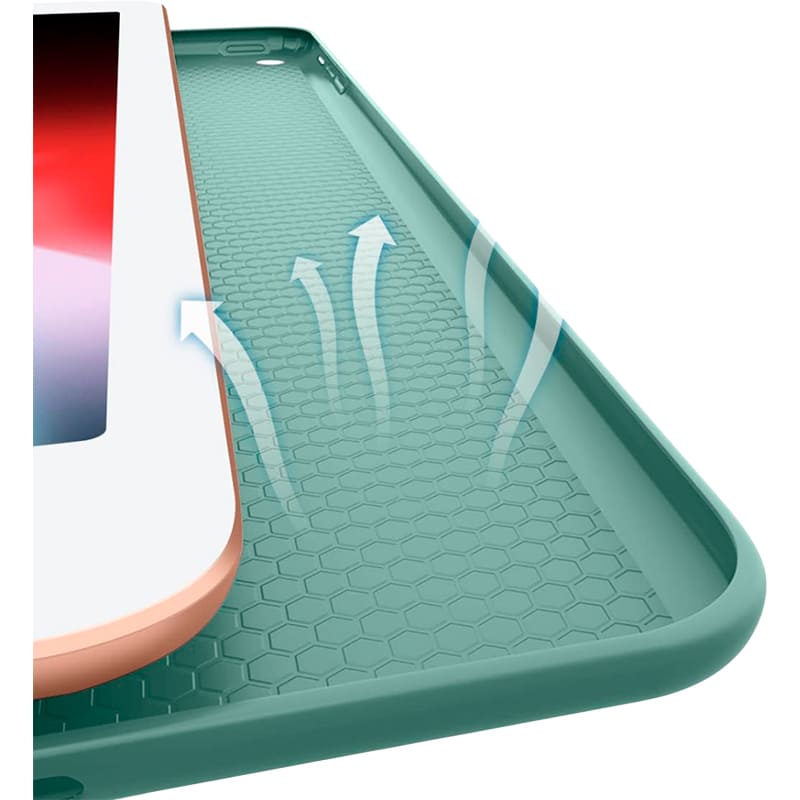 Зовнішній вигляд Чохол BECOVER Tri Fold Soft TPU Silicone для Apple iPad 9.7 2017/2018 Dark Green (711129)