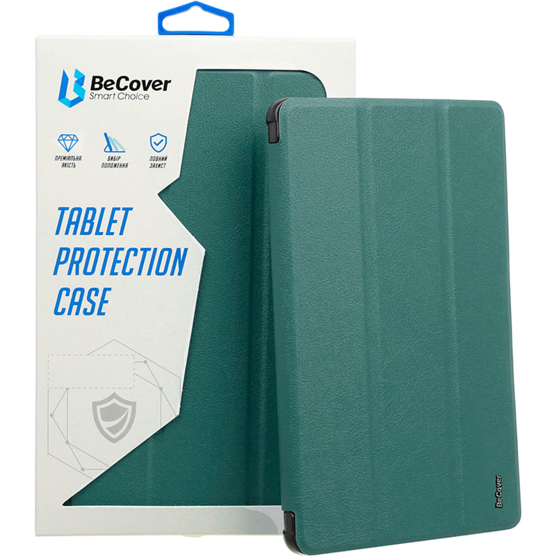 Чохол BECOVER Tri Fold Soft TPU Silicone для Apple iPad Air (4/5) 2020/2022 10.9 Dark Green (711130)