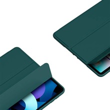Чохол BECOVER Tri Fold Soft TPU Silicone для Apple iPad Air (4/5) 2020/2022 10.9 Dark Green (711130)