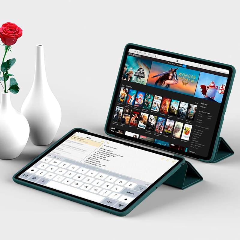 Зовнішній вигляд Чохол BECOVER Tri Fold Soft TPU Silicone для Apple iPad Air (4/5) 2020/2022 10.9 Dark Green (711130)