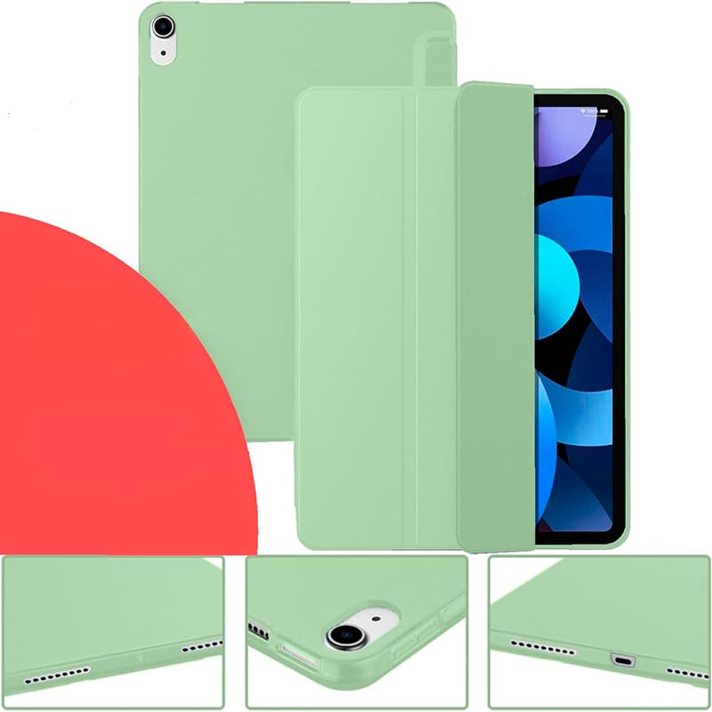 Чохол BECOVER Tri Fold Soft TPU Silicone для Apple iPad Air (4/5) 2020/2022 10.9 Green (711131) Сумісність за моделлю Apple iPad Air 5 (2022)