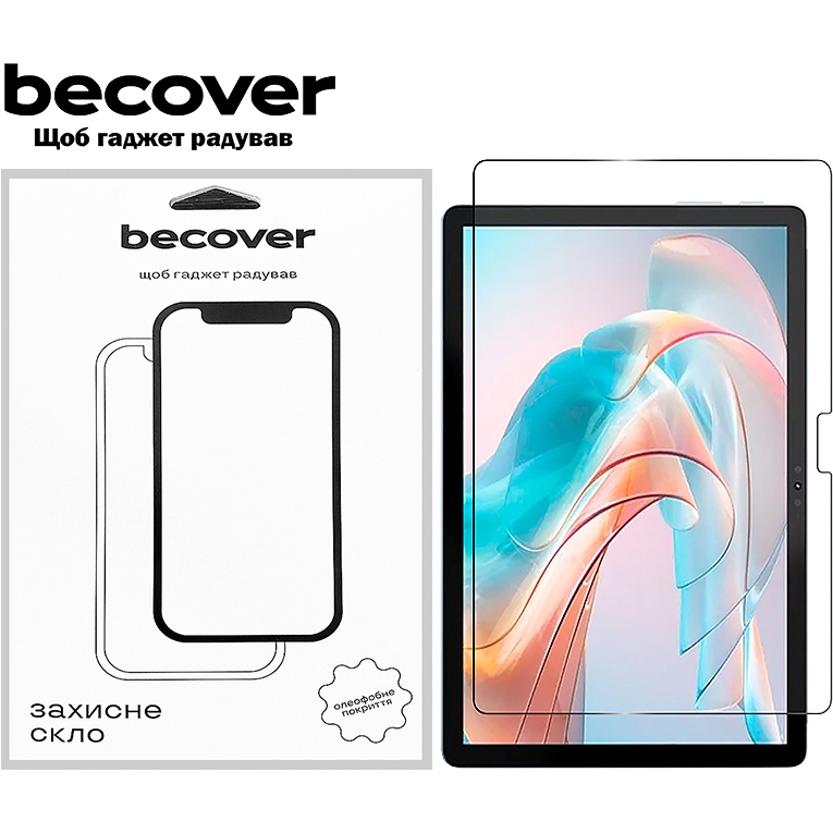 Внешний вид Защитное стекло BECOVER для Pixus Line 10.1" Transparent (710649)