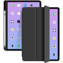 Чехол BECOVER Tri Fold Soft TPU Apple Pencil для iPad Air (4/5) 10.9" Black (711106)