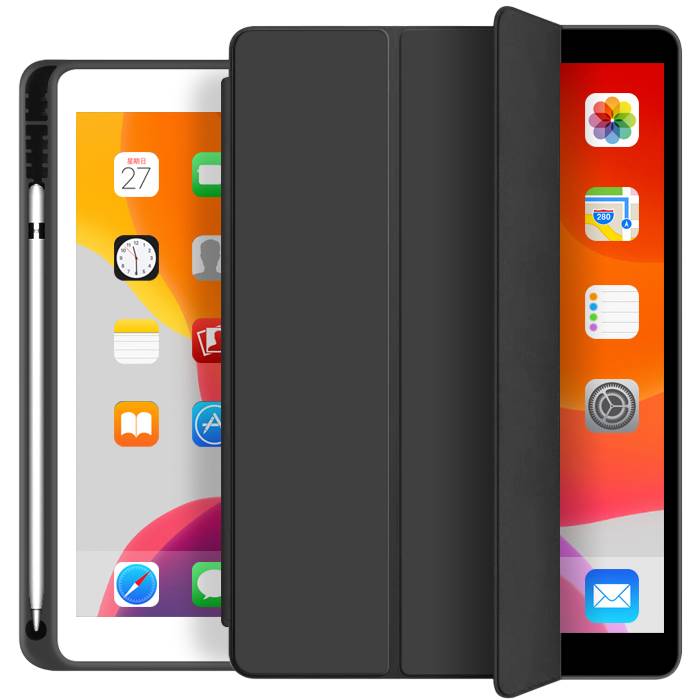 Чехол BECOVER Tri Fold Soft TPU Apple Pencil для iPad Air (4/5) 10.9" Black (711106) Совместимость по модели Apple iPad Air 10.9" 2020
